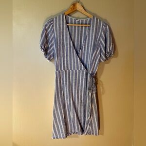 Old Navy Linen Blend Wrap Desss
